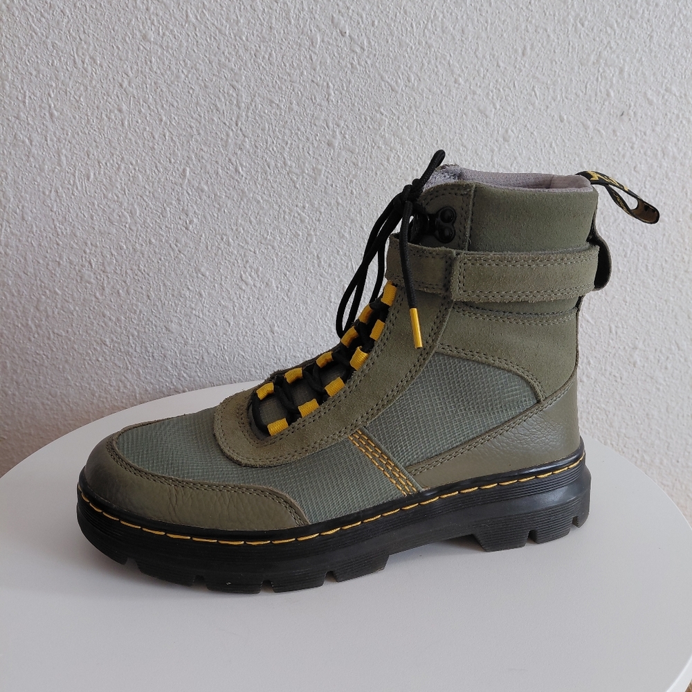 Stylish Green High-Top Men's Boots